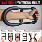 Adjustable grip trainer for strengthening the hand & forearm