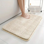 Thickened Plush Anti-Slip Bathroom Mat | Super Absorbent, Durable & Machine Washable for Shower, Sink & Toilet Use