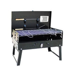 Foldable steel garden barbecue for camping & garden