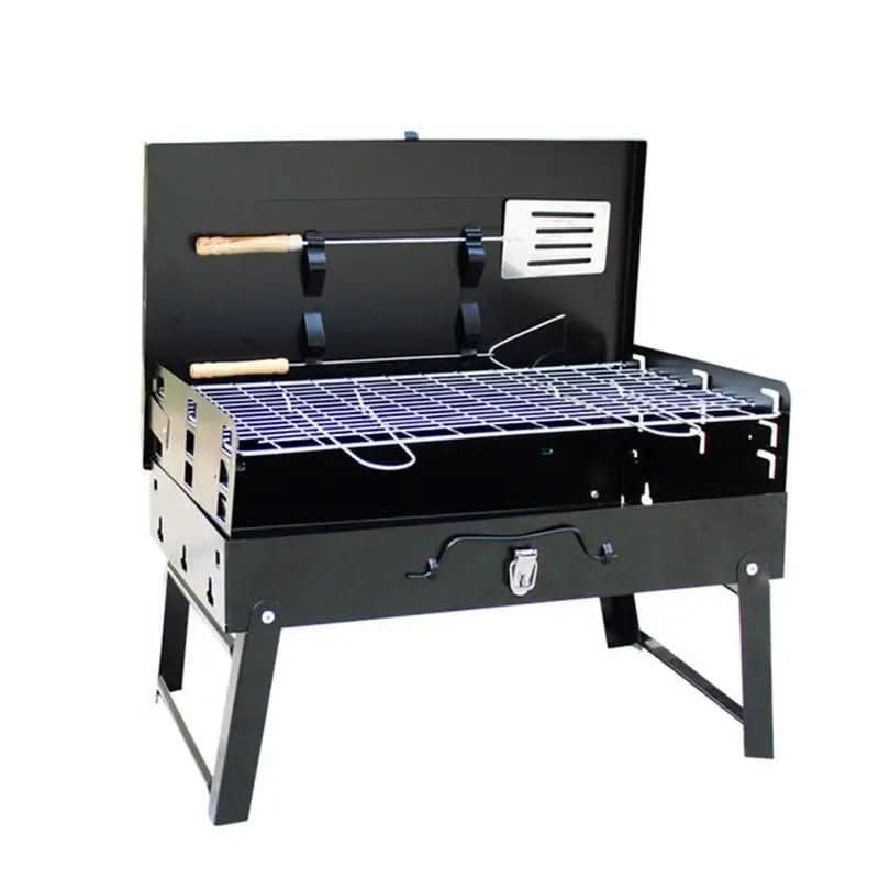 Foldable steel garden barbecue for camping & garden