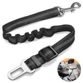 Elastic dog safety belt