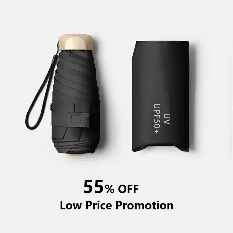 Foldable Mini Umbrella Solara – Compact, UV protection & Wind resistant