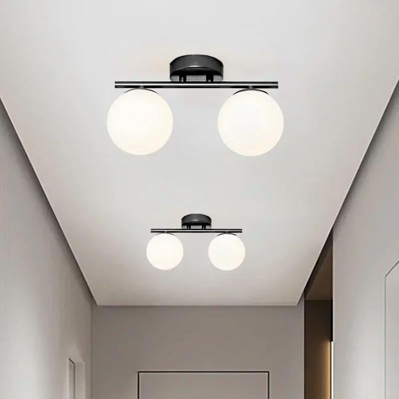 NordLux LED Glass Ceiling Light – White Globe