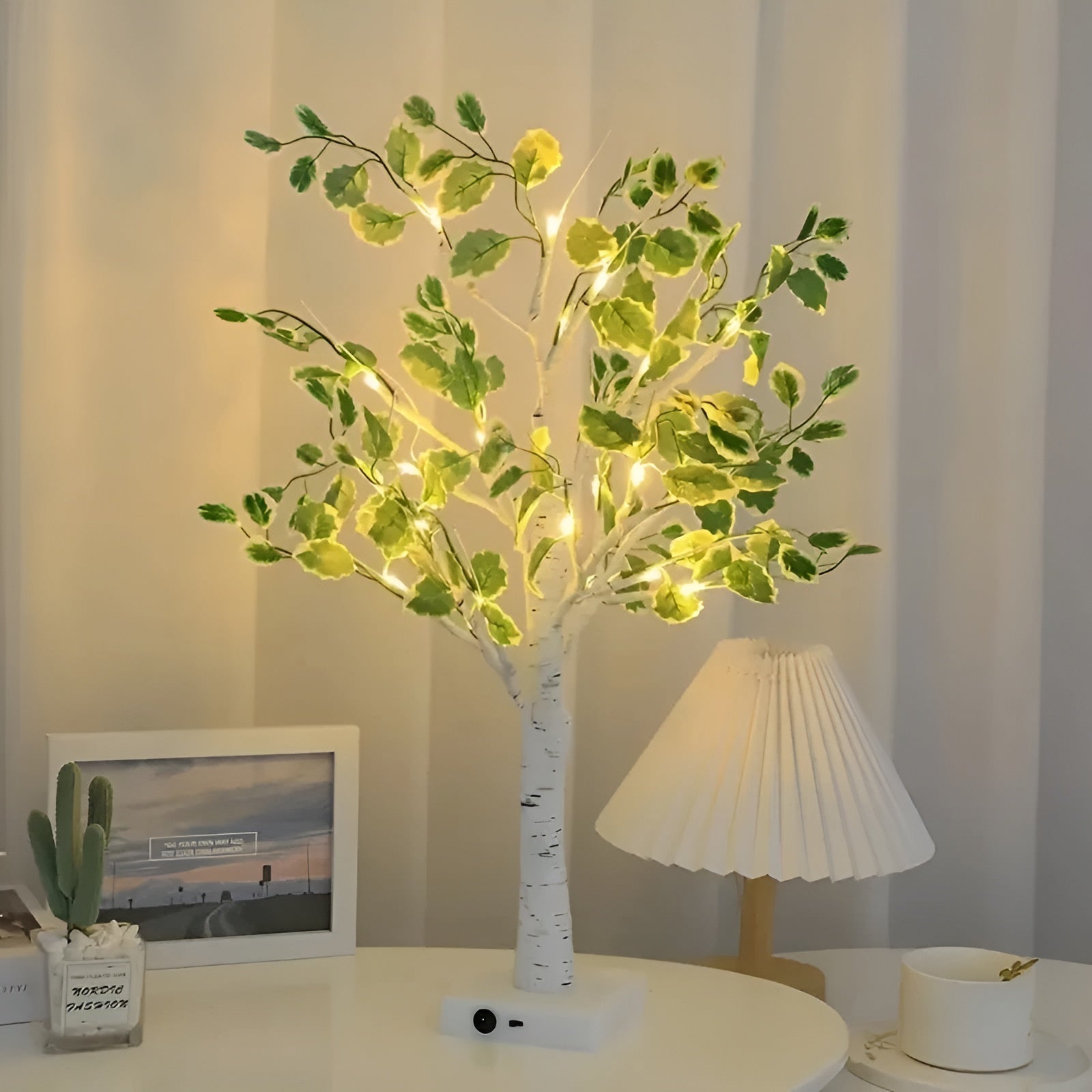 Magical BrightTree Table Lamp – Elegant Tree Design with Warm LED Light