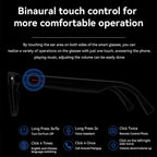 Smart Glasses with Blue Light Filter | Waterproof, Bluetooth Call & Music Functionality for Everyday Use