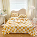 PandaComfort - Soft Fleece Blanket in Yellow and White