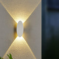 Elegant outdoor wall light made of aluminum