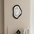 Surrealistic wall decoration clock with Roman numerals – Modern Dali-inspired wall clock for art lovers