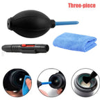 3 in 1 Portable Camera Clean Kit Lens Cleaning Cleaner Dust Pen Blower Cloth Kit for Camera, Videos, Lenses, CCD