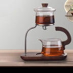 Walnut Signature One-Key Glass Tea Set