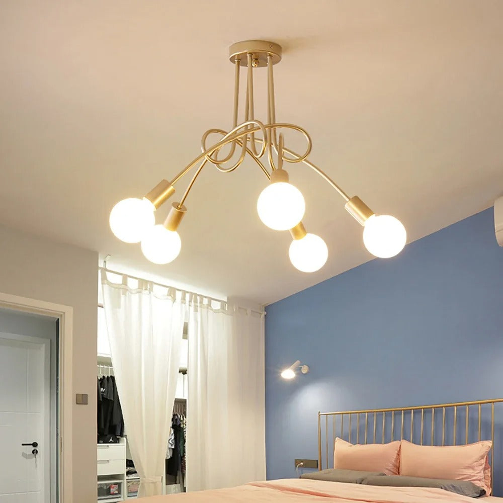 Vintage LED Ceiling Lamp in Antique Design