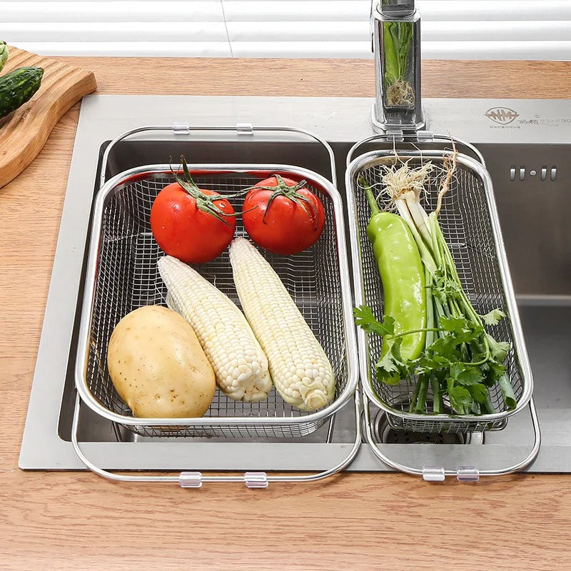 Expandable Sink Strainer Insert | Full Metal