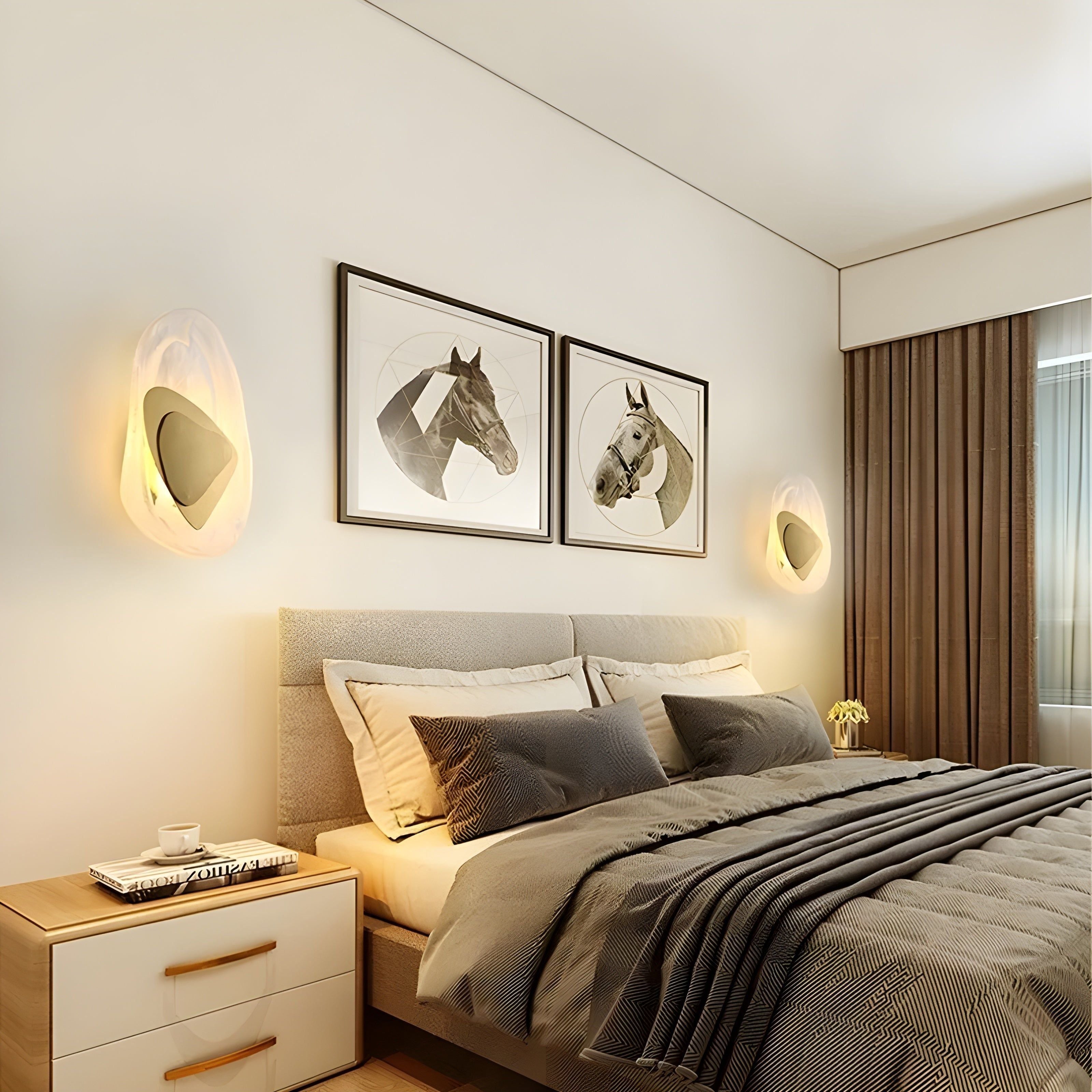 Modern LED Wall Lamp for Stairs and Outdoor Areas