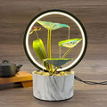 GlowCascade - soothing waterfall table lamp