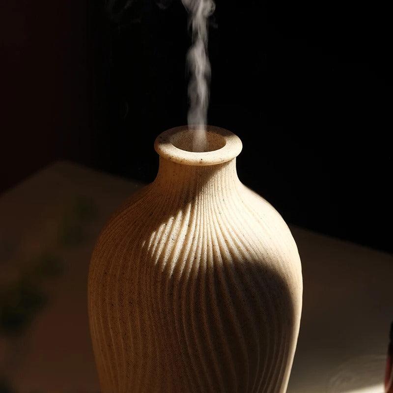 shaped ultrasonic aroma diffuser – Elegant aroma diffuser with soothing LED lighting