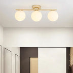 NordLux LED Glass Ceiling Light – White Globe