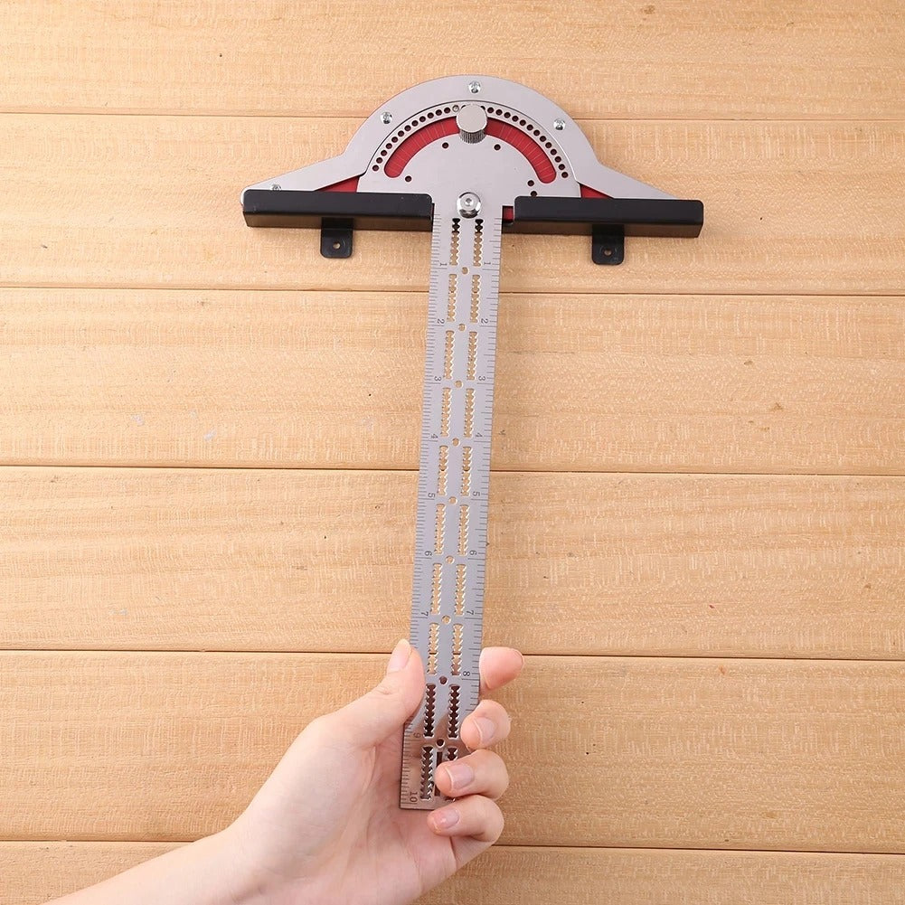 Multifunctional angle ruler with scale ideal for precision work