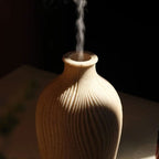 Boho Vase Essential Oil Humidifier – Polyresin Ultrasonic Diffuser