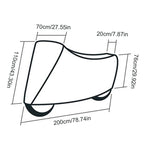 Rugged Waterproof Bicycle Cover | Heavy Duty Protection for Outdoor Storage and Weather Resistance