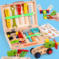 Interactive Wooden Construction Set