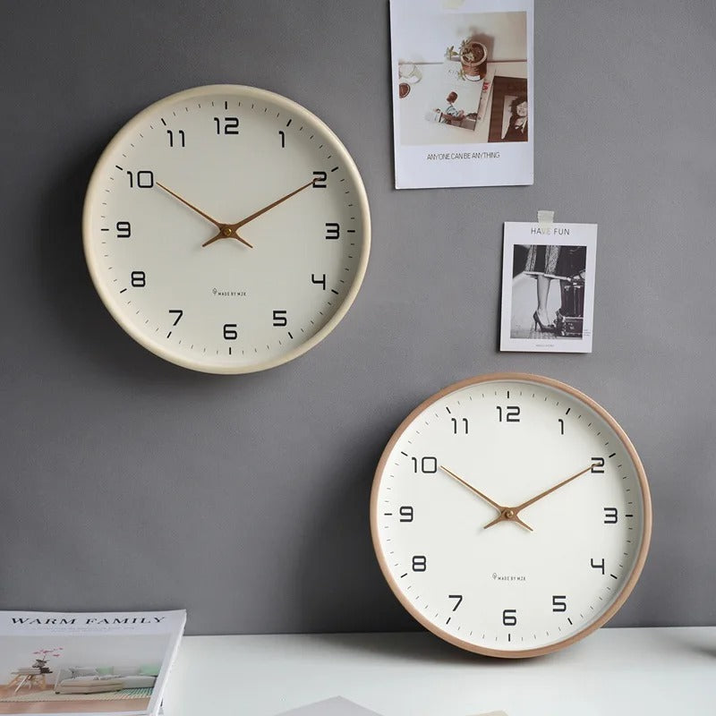 Minimalistic Wall Clock | Metal & Resin