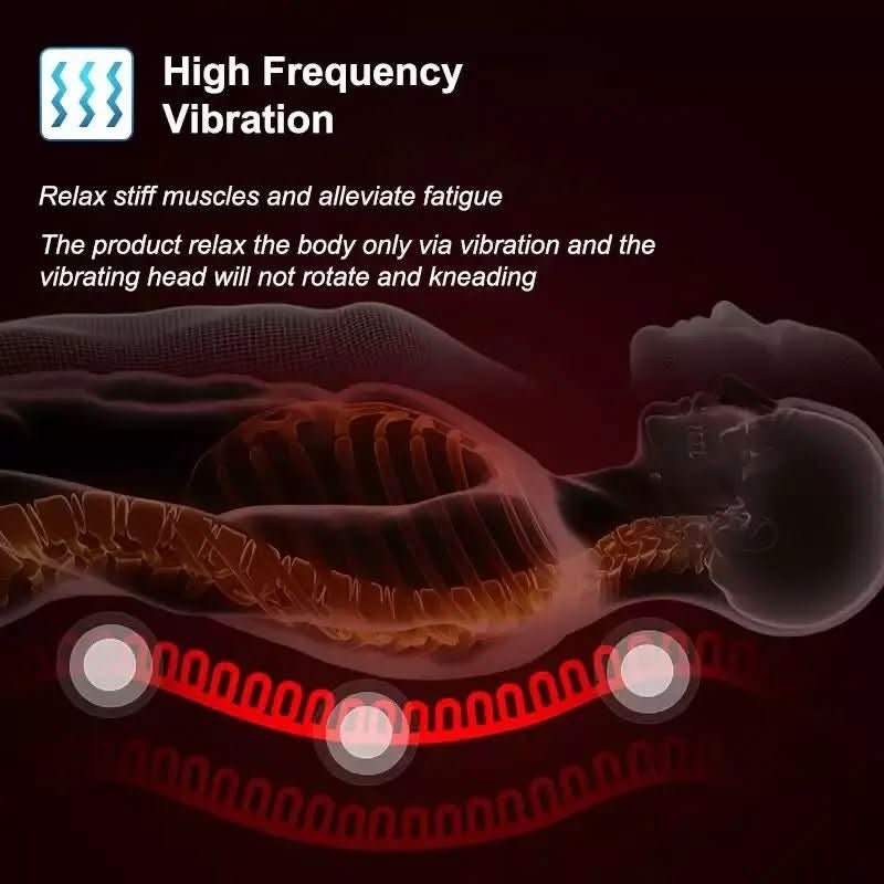Electric back mass cushion with heat function