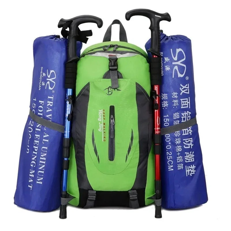 Clotilde – Waterproof Outdoor Travel Backpack with Multiple Compartments