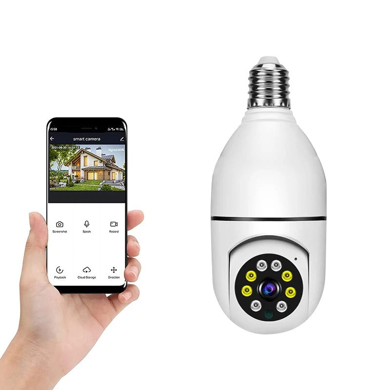 Wireless WiFi Security Camera with Full Field of View