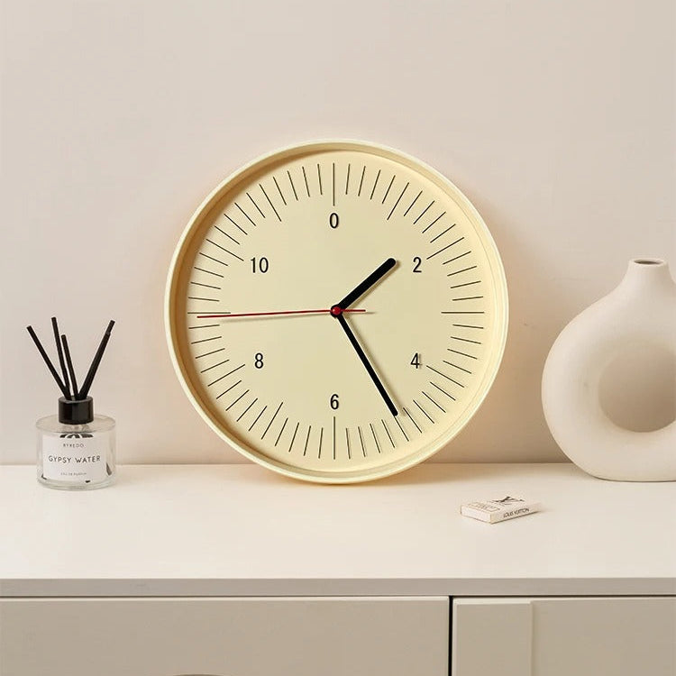 Zadie Round Wall Clock Colorful Modern ABS Wall Decor