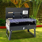 Foldable steel garden barbecue for camping & garden