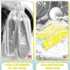 washing bag for shoes for thorough cleaning in the washing machine