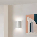 Minimalist Groove Wall Lamp | Resin, Up and Down