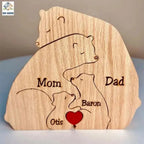 Handcrafted Personalised Bear Family