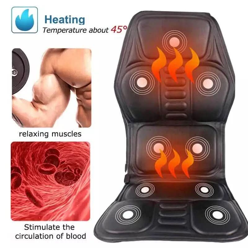 Electric back mass cushion with heat function