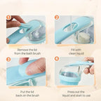 Bubbly Cleaner Pet Bath Massage Brush