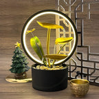 GlowCascade - soothing waterfall table lamp