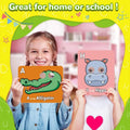 Alphabet flashcards with animal designs