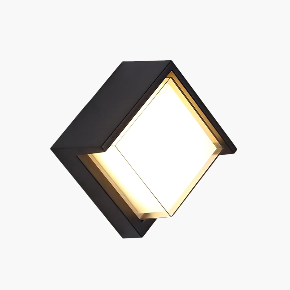 Elegant outdoor wall lamp with motion sensor