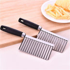 Stainless Steel Vegetable Knife – Wavy Knife for Fries & Vegetables