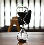 Curvy Black Hourglass | Glass