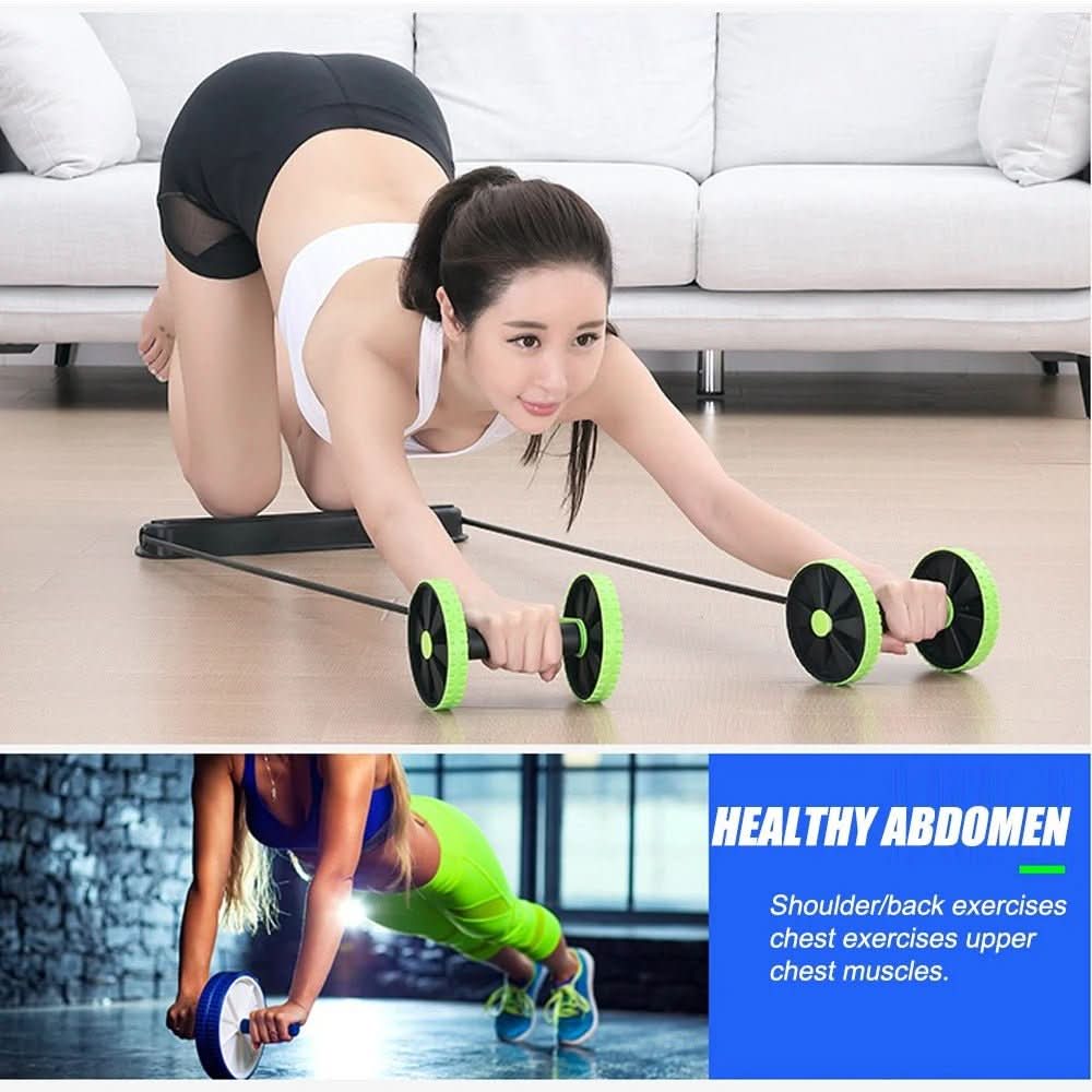 Compact full-body workout device for home & on the go