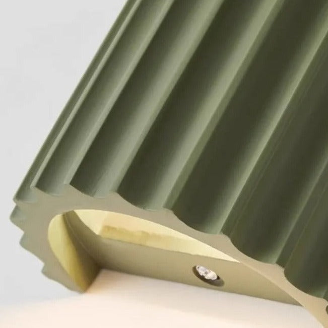 Minimalist Groove Wall Lamp | Resin, Up and Down