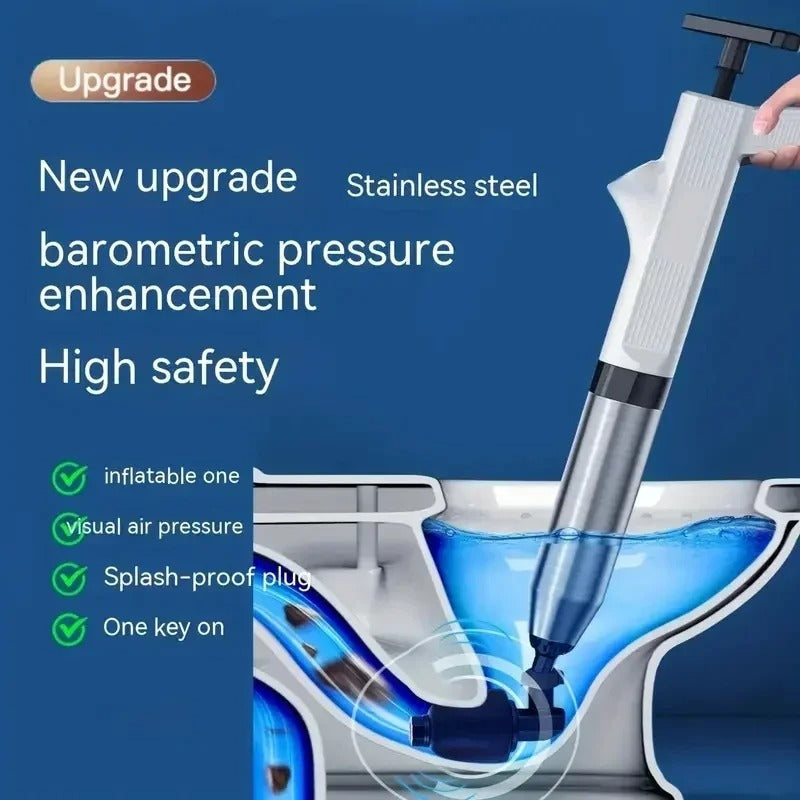 Toilet Plunger & Drain Unblocker | Eco-Friendly, User-Friendly & Effortless Solution for Home Maintenance