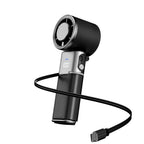 Portable Neck Fan with Built-in Power Bank and Foldable Design