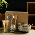 Traditional Matcha Tea Set – 6-Piece Authentic Japanese Matcha Kit – Premium Bamboo & Ceramic