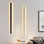 Outdoor IP65 Waterproof Linear Wall Lamp | Minimalist Metal Design. Dimmable LED Options for Gardens & Patios