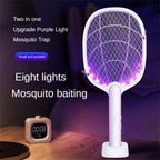 Rechargeable 2-in-1 Electric Fly Swatter and Insect Exterminator – 2500V Without Chemicals