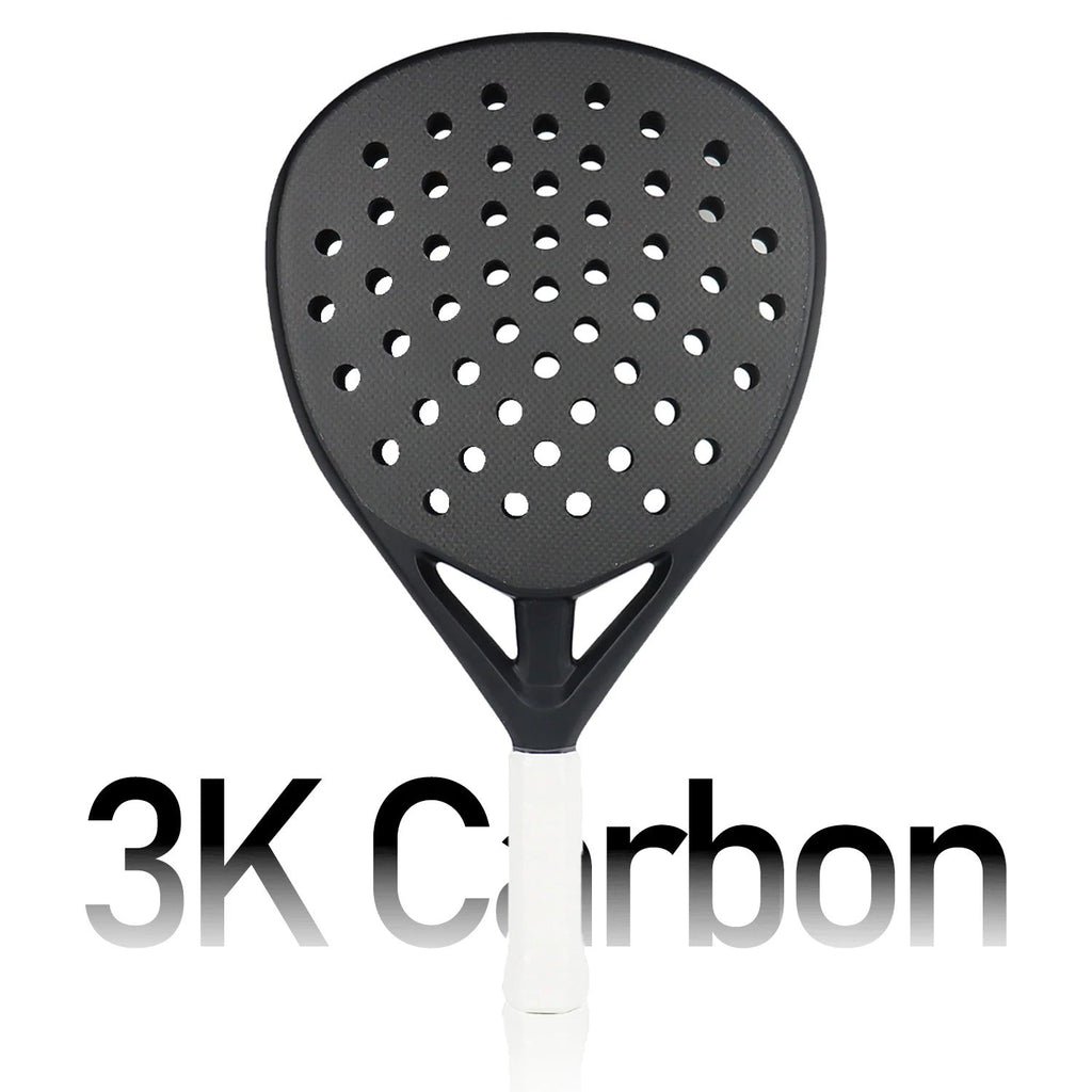 Carbon Fiber Padel Racket with EVA Soft Core - High-Performance Paddle for Training &amp; Match Play