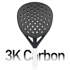 Carbon Fiber Padel Racket with EVA Soft Core - High-Performance Paddle for Training &amp; Match Play
