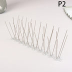 1PC Stainless Steel Pigeon Spikes And Bird Repeller Deterrent 25cm Balcony Anti-bird Repellent Thorn Nail Kit Pest Control